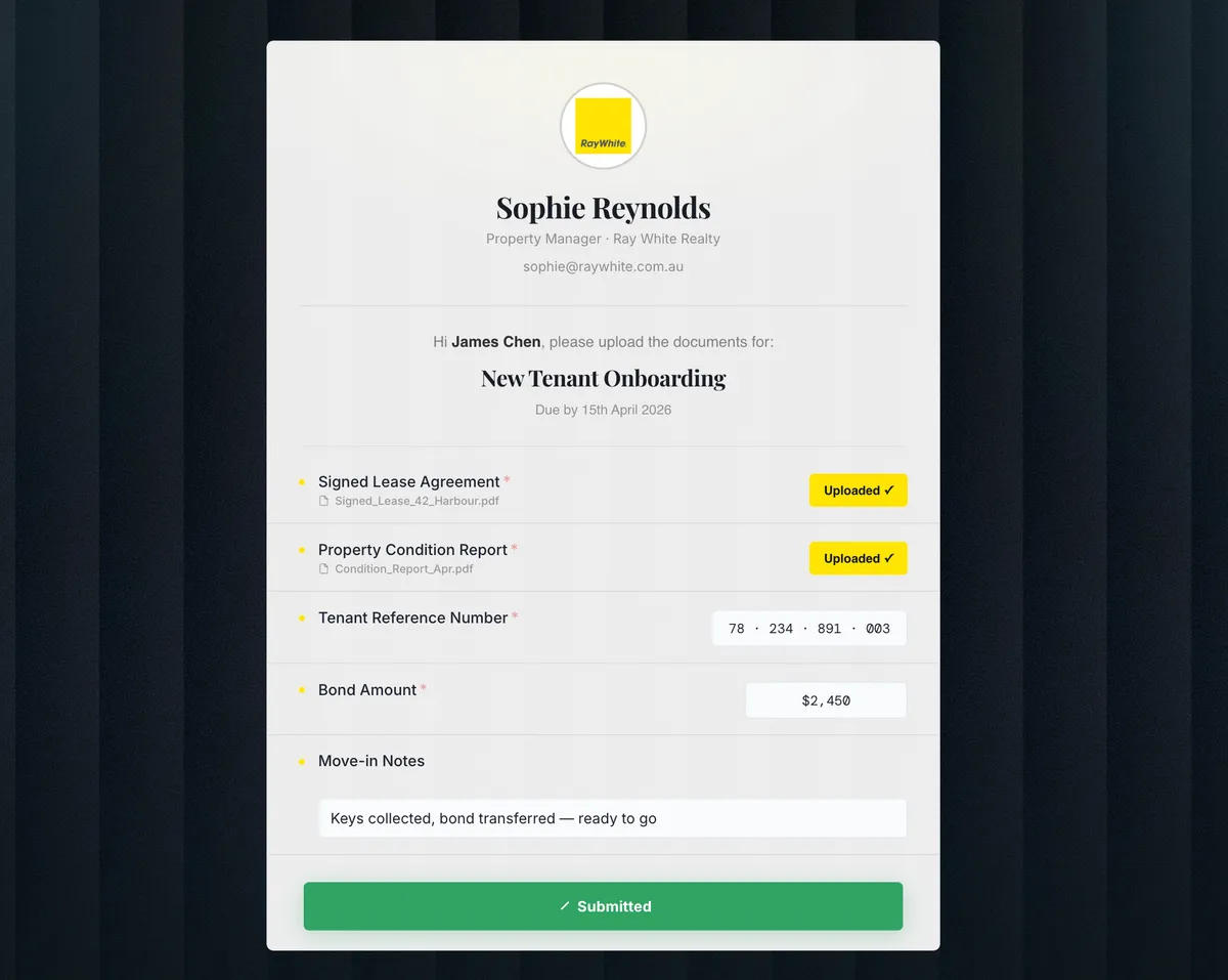 White-label branded portal customisation